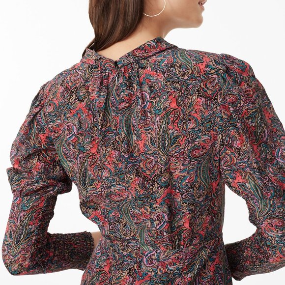 Hudson Paisley Silk Dress from Rebecca Taylor - Picture 4 of 15